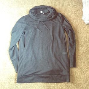 Maternity/nursing hoodie! Heather grey